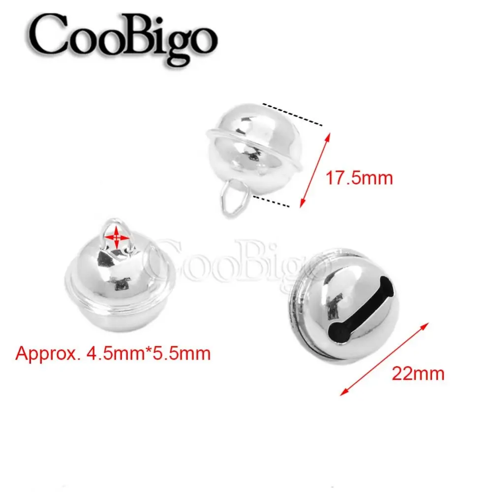 10pcs Small Chime Jingle Bell Charms Metal Bells for Fishing Rod Pet Cat Collar Outdoor DIY Camping Trip Alarm Tent Decoration
