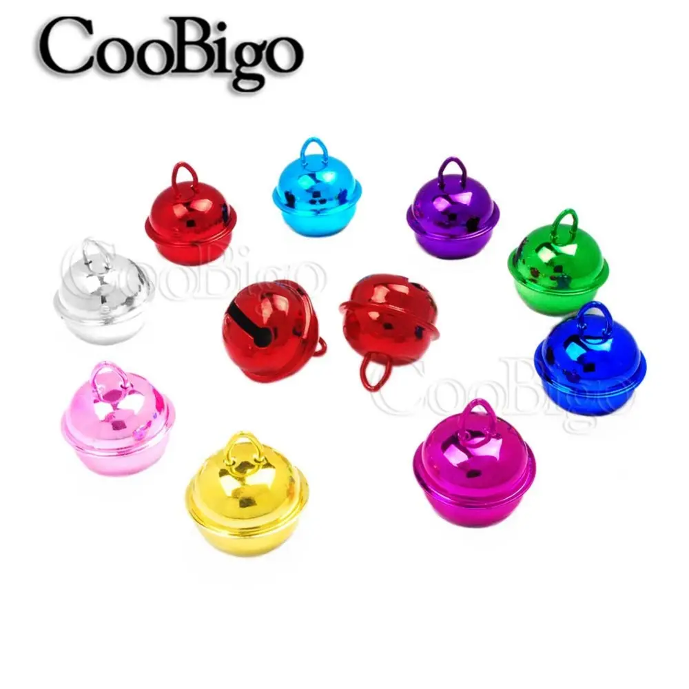 10pcs Small Chime Jingle Bell Charms Metal Bells for Fishing Rod Pet Cat Collar Outdoor DIY Camping Trip Alarm Tent Decoration