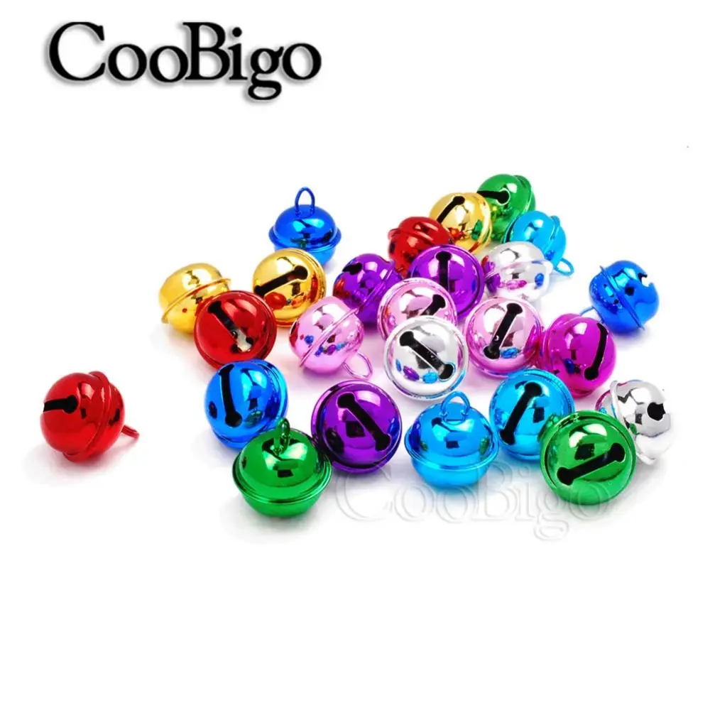 10pcs Small Chime Jingle Bell Charms Metal Bells for Fishing Rod Pet Cat Collar Outdoor DIY Camping Trip Alarm Tent Decoration