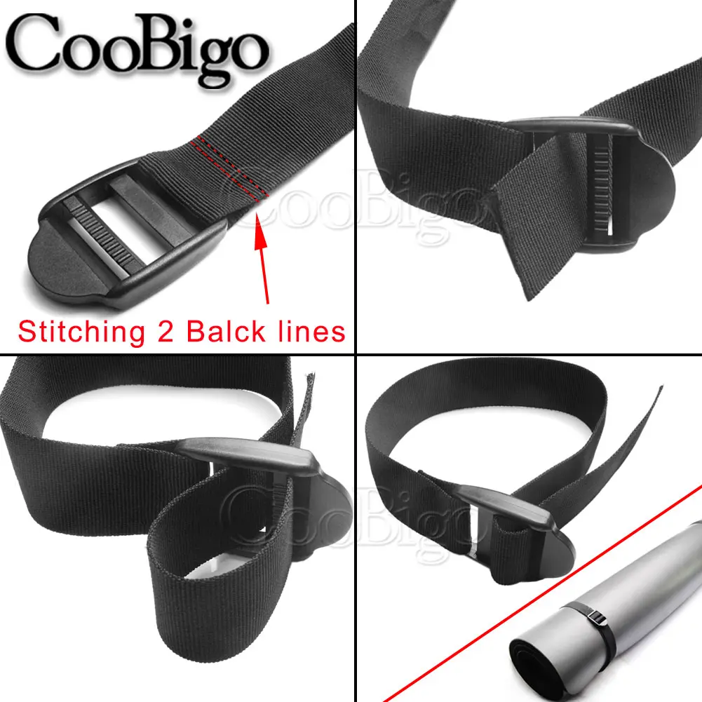 25mm Slider Tri-Glide Buckle Ladder Lock for Backpack Strap Adjuster Bag Webbing Adjustment Accessories Rectangle 5pcs Plastic