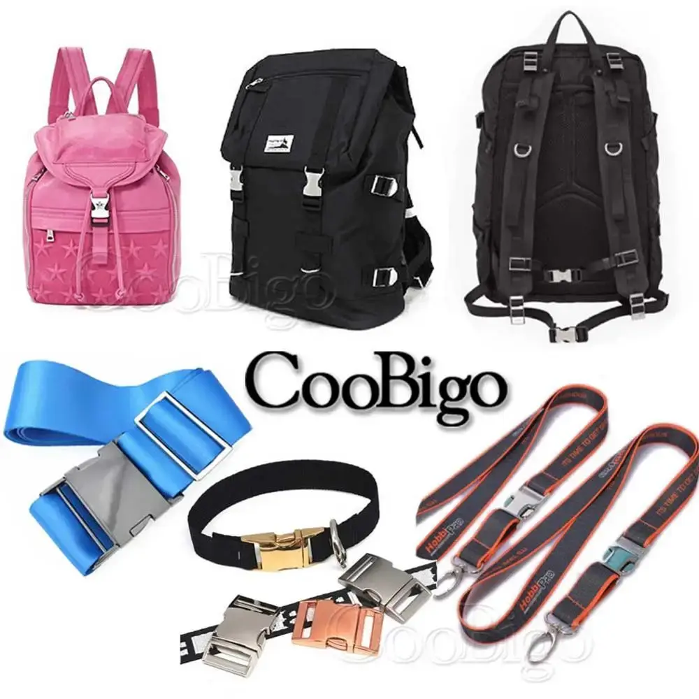 5pcs 5/8"Metal Side Release Buckle Paracord 550 Bracelet Clasp for Outdoor Camping Backpack Strap Webbing Dog Collar Accessories