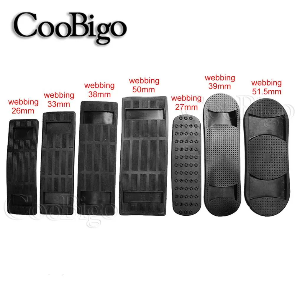 5pcs Shoulder Strap Pad Non Slip Rubber Pads Non Slip for Tactical Backpack for Outdoor Bags Strap Webbing DIY Accessories