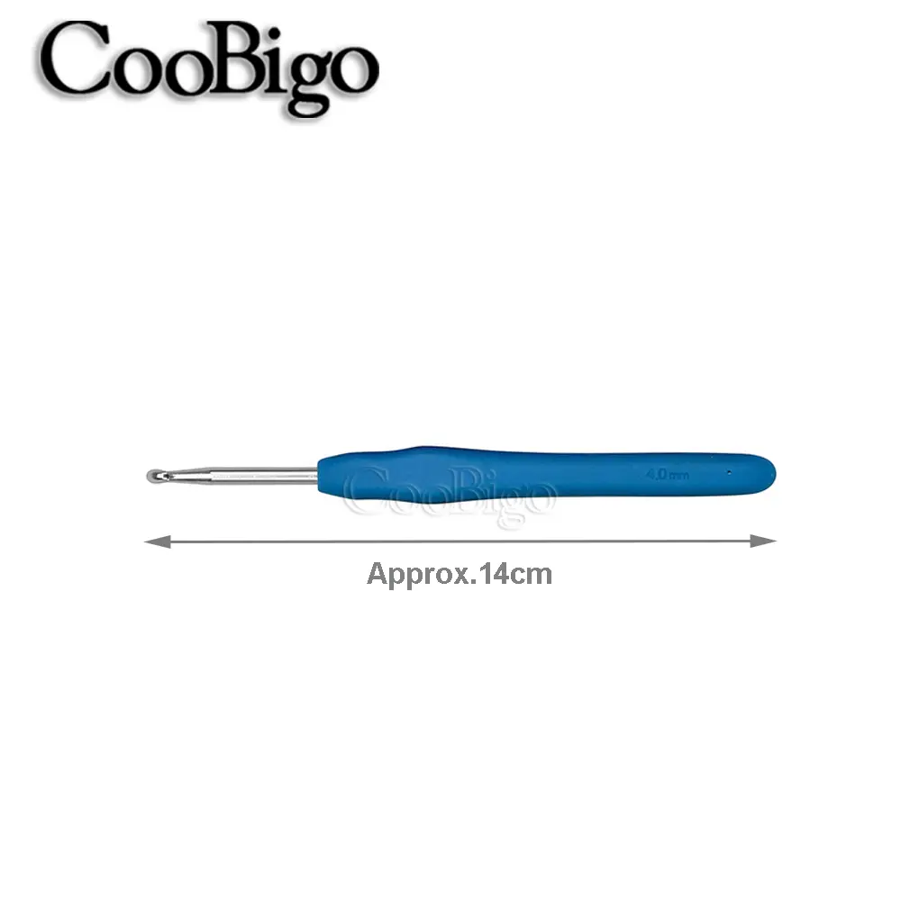 Assorted Sizes Weave Crochet Hooks Soft Handle Crochet Hook Set Beginners Knitting Needle Yarn Crochet Bag Garment Sew DIY Craft