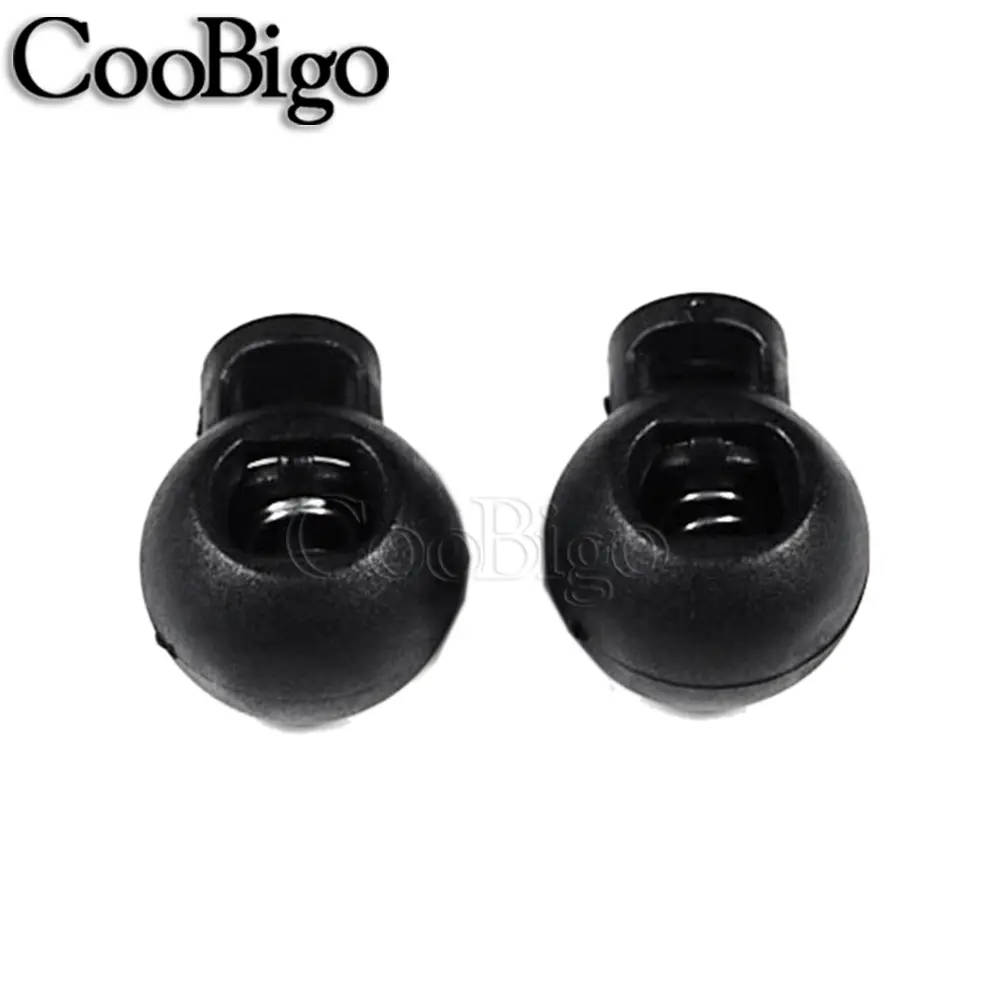 10pcs Cord Lock Plastic Spring Toggle Stopper Clips for Drawstrings Outdoor Backpack Shoelace Sportswear DIY Bag Accessories
