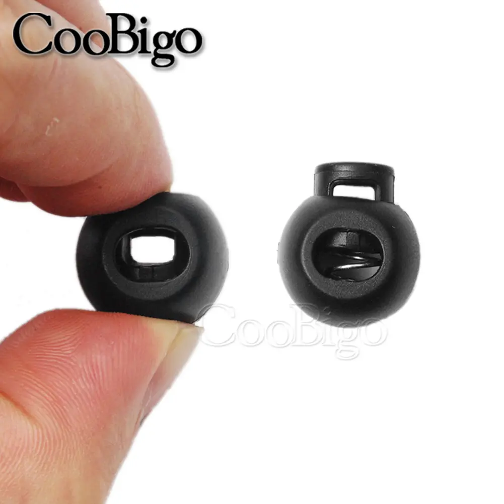 10pcs Cord Lock Plastic Spring Toggle Stopper Clips for Drawstrings Outdoor Backpack Shoelace Sportswear DIY Bag Accessories