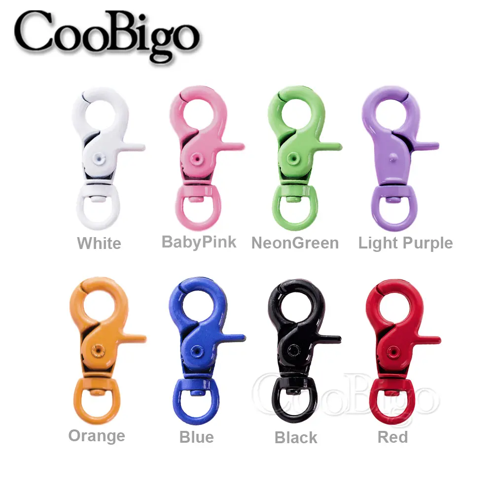 5pcs Metal Lobster Clasps Swivel Snap Hooks Buckles Outdoor Bag Strap Keychain Key Ring Lanyards DIY Hardware Accessories