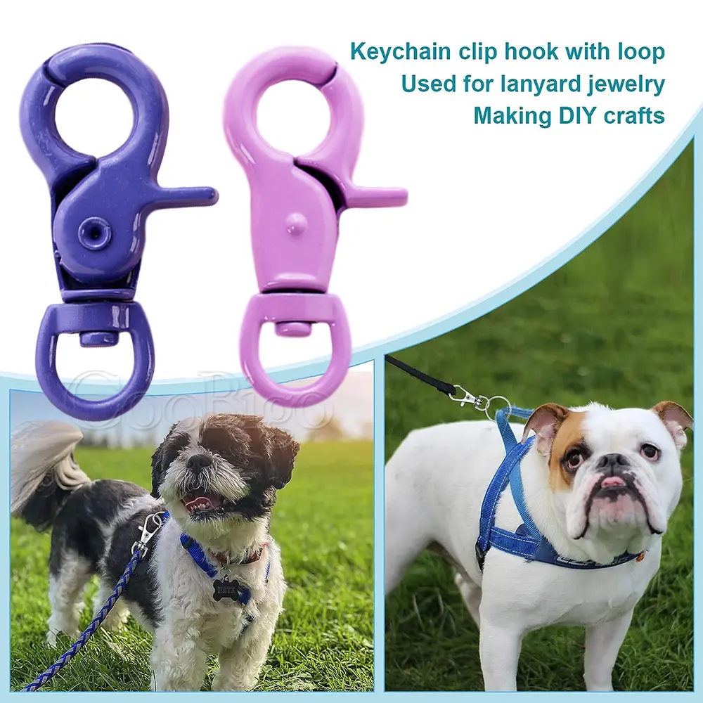 5pcs Metal Lobster Clasps Swivel Snap Hooks Buckles Outdoor Bag Strap Keychain Key Ring Lanyards DIY Hardware Accessories