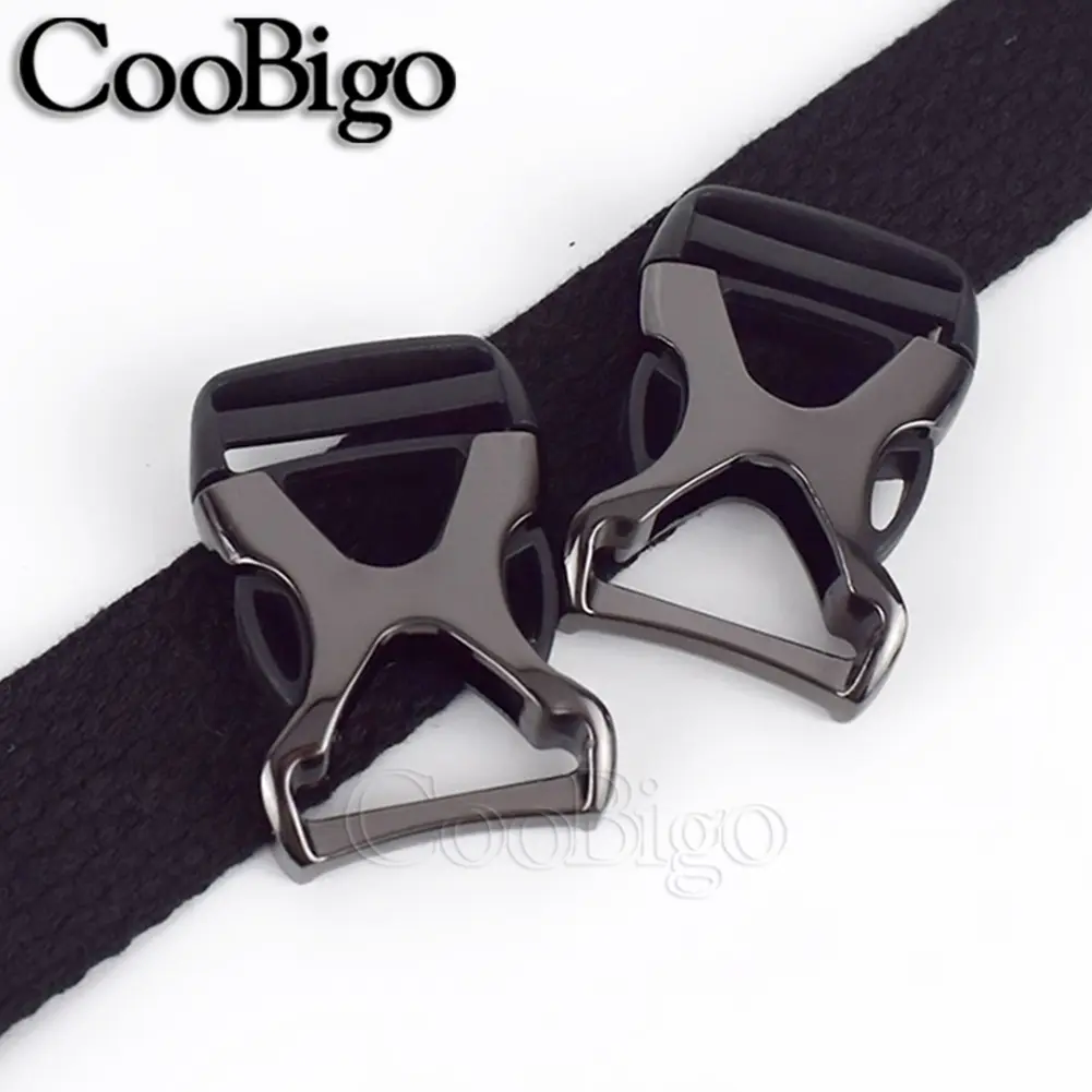 5pcs Plastic Release Buckle Paracord Bracelets Clips Adjust Buckles Outdoor Camping Backpack Strap Luggage Belt Accessories 20mm