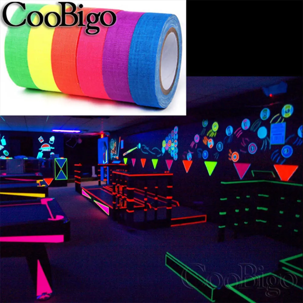 Bicycle Tape Reflective Strip Bike Fluorescent Self-adhesive Stickers Glow In The Dark DIY Cycling Outdoor Accessories 6pcs/set