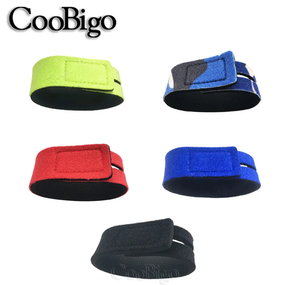 2pcs Fishing Rod Tie Holder Strap Belt Tackle Elastic Wrap Band Pole Hook Loop Ties Fastener Magic Tape Cable Cord Fish Gadget