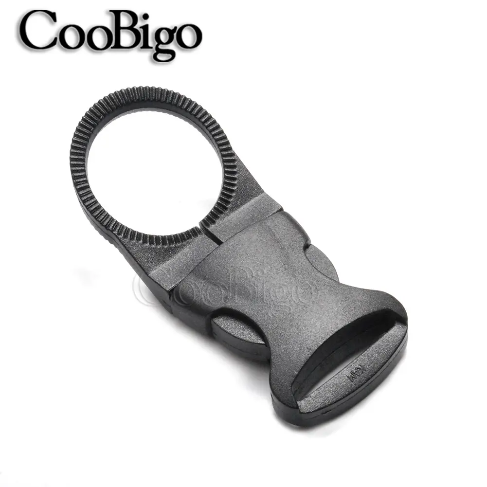 5pcs Carabiner Drink Water Bottle Holder Hook Clip Buckle Molle Backpack Hang Clasp Bag Webbing Camping Hike Outdoor Travel Tool