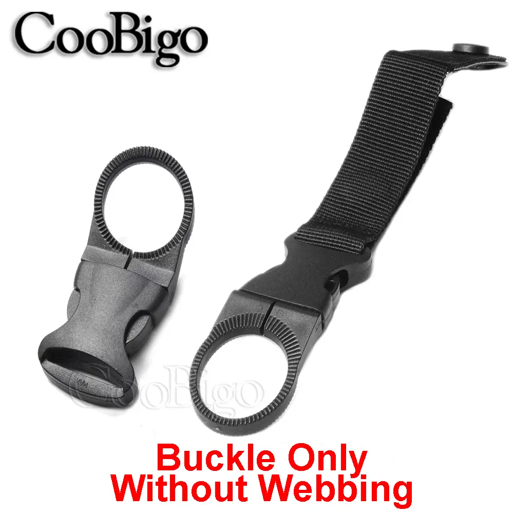 5pcs Carabiner Drink Water Bottle Holder Hook Clip Buckle Molle Backpack Hang Clasp Bag Webbing Camping Hike Outdoor Travel Tool