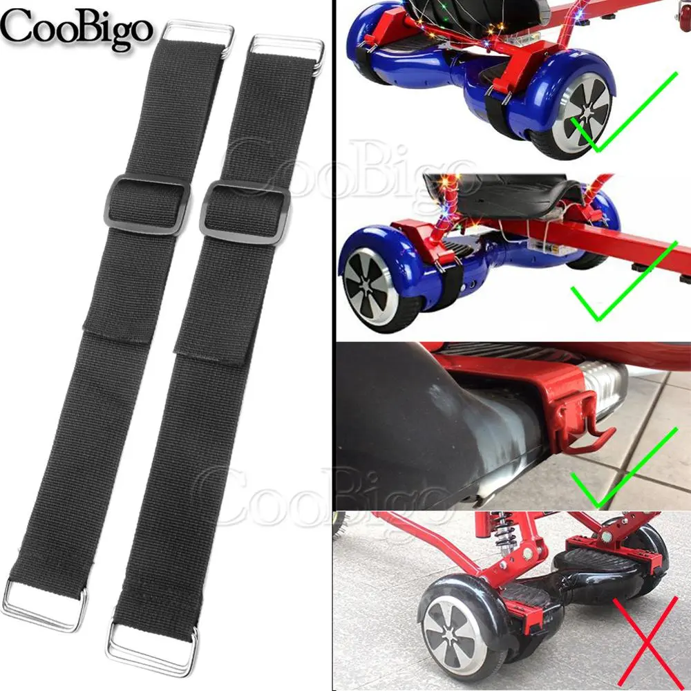 2pcs Adjustable Strap Hoverboard Kart HoverKart Replacement Strong Belt PP Webbing Band Slide Tri-Glide Buckle Kits Width 38mm