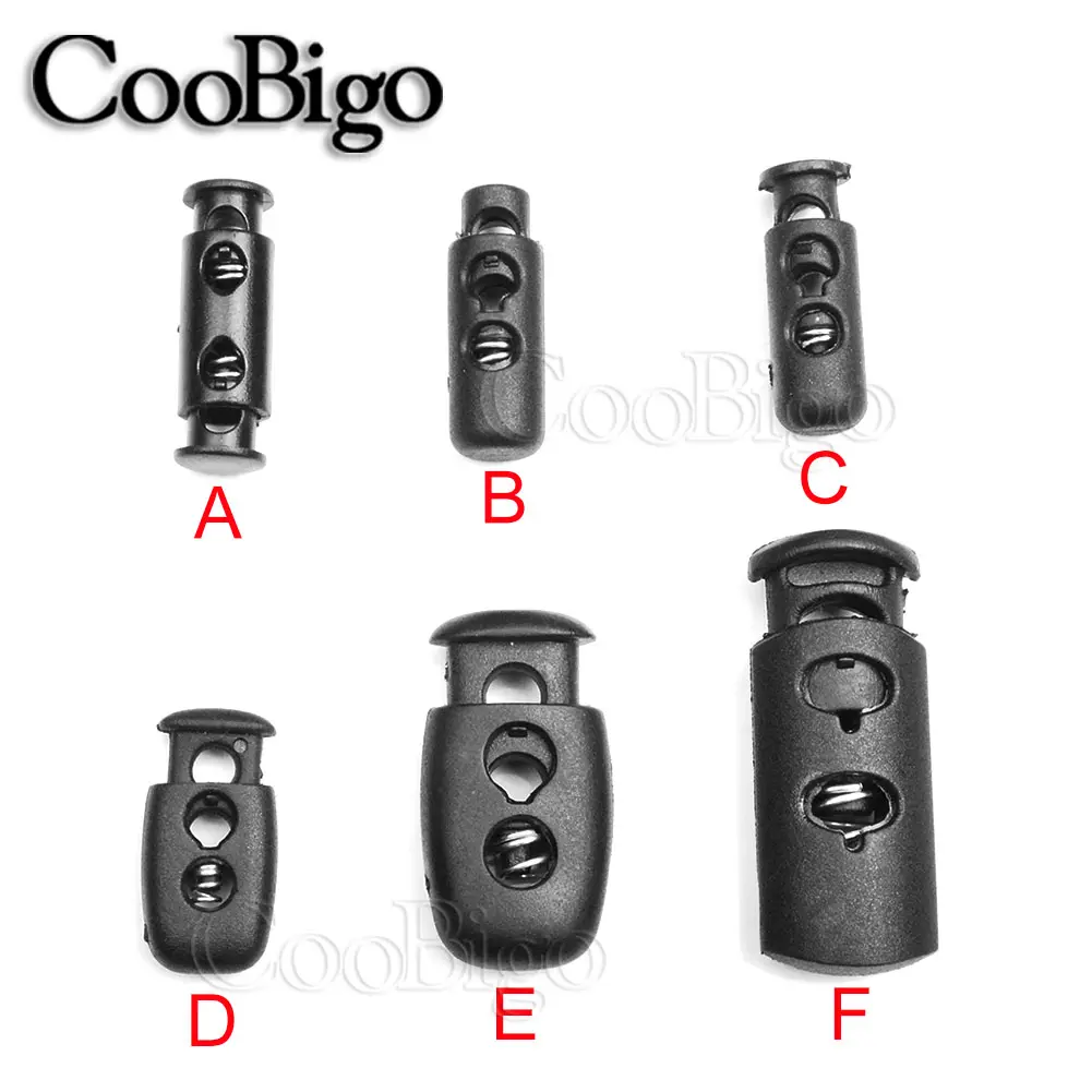 10pcs Cord Lock Paracord Stopper Toggle Clip Fix Fastener Clamp Drawstring Shoeslace Rope Lanyard Outdoor Backpack Accessories