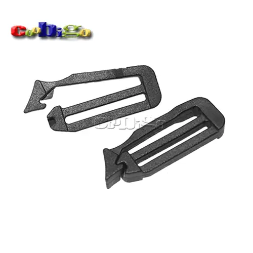 12pcs Looploc Slider Tri Glide Adjust Buckle Clip For Outdoor Backpack Strap Bag Molle Webbing Buckles Accessory Plastic 26mm