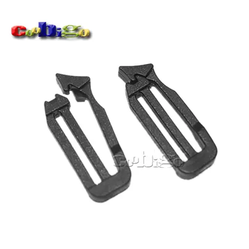 12pcs Looploc Slider Tri Glide Adjust Buckle Clip For Outdoor Backpack Strap Bag Molle Webbing Buckles Accessory Plastic 26mm