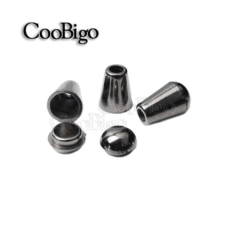 Plastic With Lid Cord Lock Ends Toggle Clip Bell Stopper Rope Clamp Clasp DIY Paracord Shoelace Sportswear Accessories 20pcs