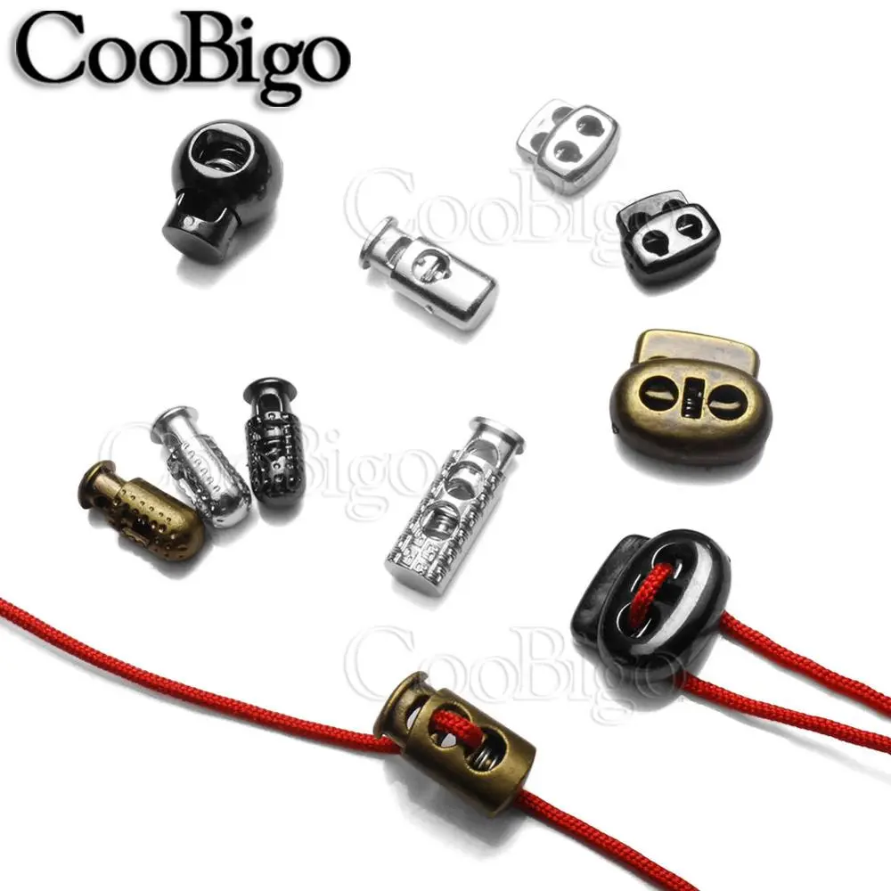 10pcs Multi Style Paracord Cord Lock Stopper Rope Toggle Clip Cord Ends For Outdoor Camp Knife Lanyard Bag Backpack Parachute