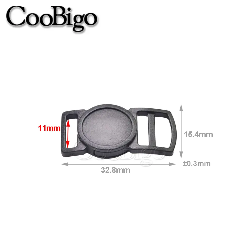 10pcs Paracord Bracelet Clasp Safety Breakaway Release Buckles for Outdoor Backpack Webbing Cat Collar DIY Accessories Plastic