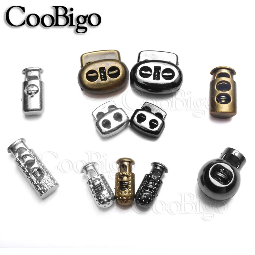 10pcs Multi Style Paracord Cord Lock Stopper Rope Toggle Clip Cord Ends For Outdoor Camp Knife Lanyard Bag Backpack Parachute
