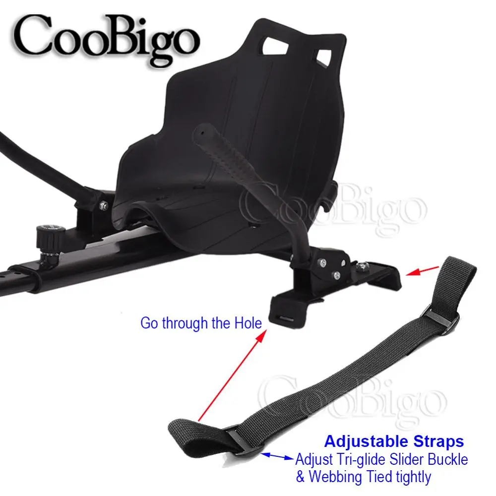 1 Set Strong Hoverboard Kart HoverKart Strap Polypropylene Seat Attachment Polypropylene Tape Tubular Webbing Band Outdoor Kit
