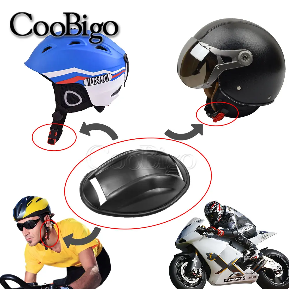 Plastic Helmet Chin Pad Holder Motorcycle Helmet Padding Guard Cap Skating Bicycle Moto Sport Accessories Black