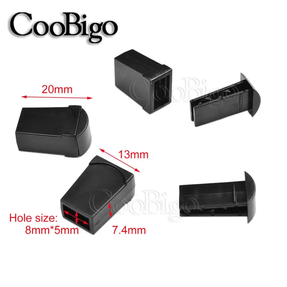 5pcs Zipper Pulls Clip Backpack Cord Ends Lock Buckles for Outdoor Backpack Lanyard Apparel Shoelace Rope Bag DIY Accessories