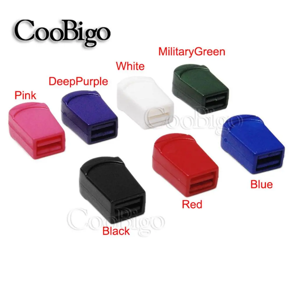 5pcs Zipper Pulls Clip Backpack Cord Ends Lock Buckles for Outdoor Backpack Lanyard Apparel Shoelace Rope Bag DIY Accessories