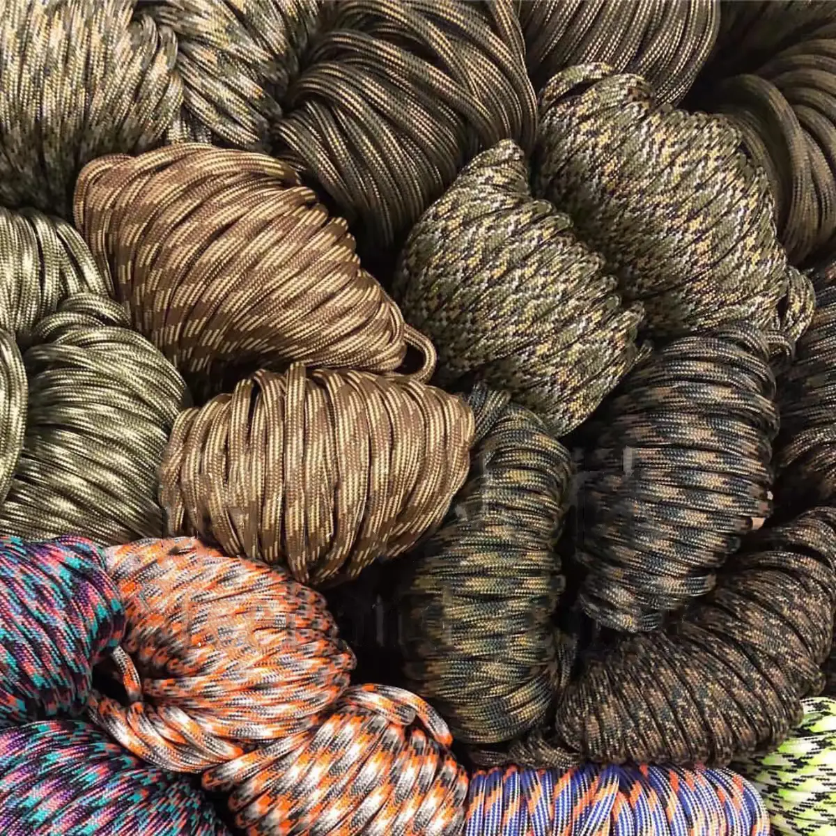 Dia.4mm 7 stand Cores Paracord for Survival Parachute Cord Lanyard Camping Climbing Camping Rope Hiking Clothesline