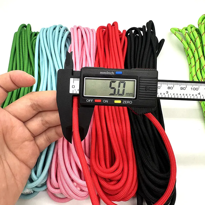 5mm Paracord 5/15/31m Dia 5mm Military Tactical Survival Parachute Rope For DIY Making Lanyard Bracelet Dog Collar Tent DIY