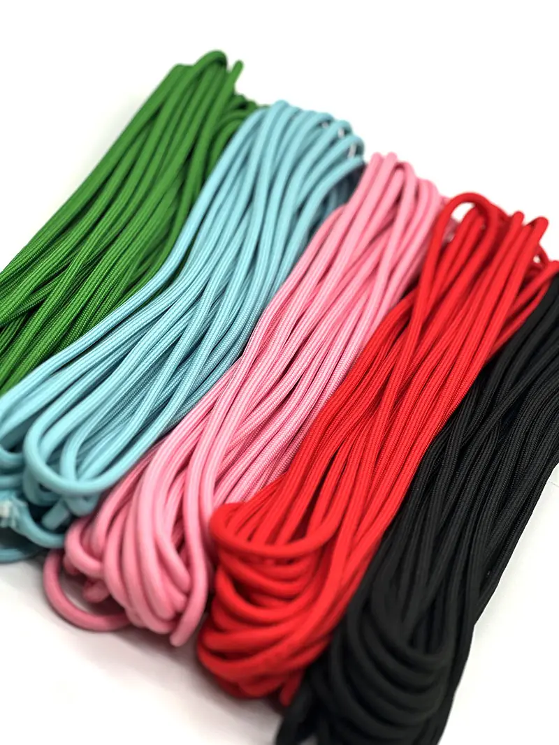 5mm Paracord 5/15/31m Dia 5mm Military Tactical Survival Parachute Rope For DIY Making Lanyard Bracelet Dog Collar Tent DIY