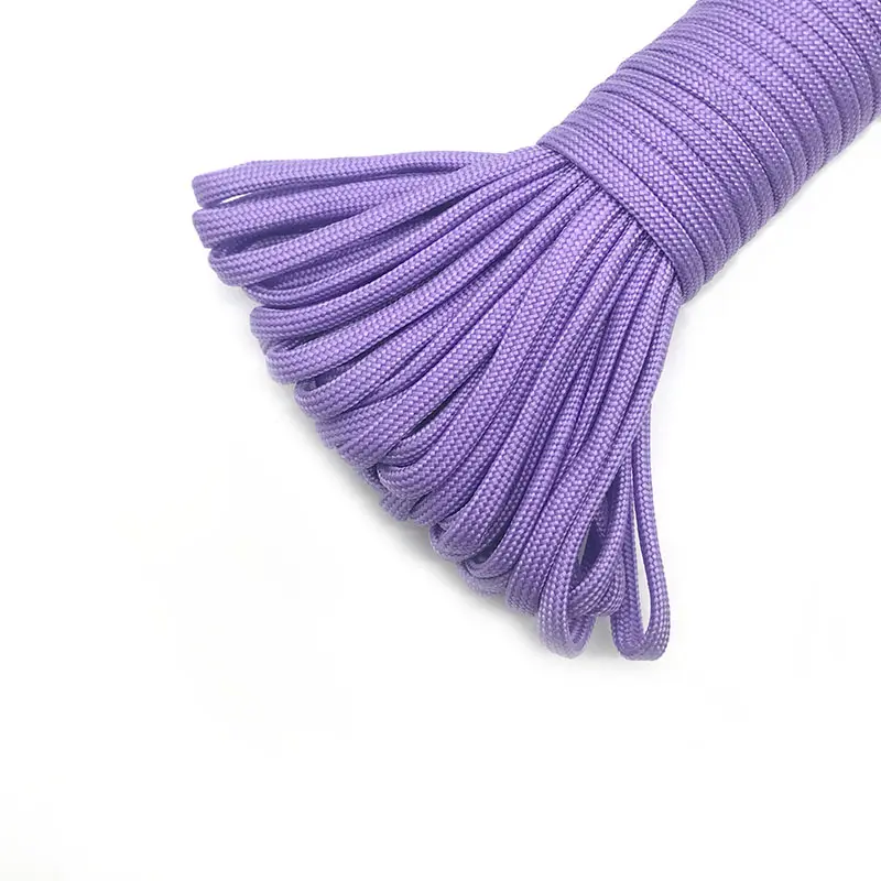 Paracord 550 Parachute Cord Lanyard Rope Mil Spec Type III 7 Strand 100FT 31m Climbing Camping Survival Equipment Climbing Rope