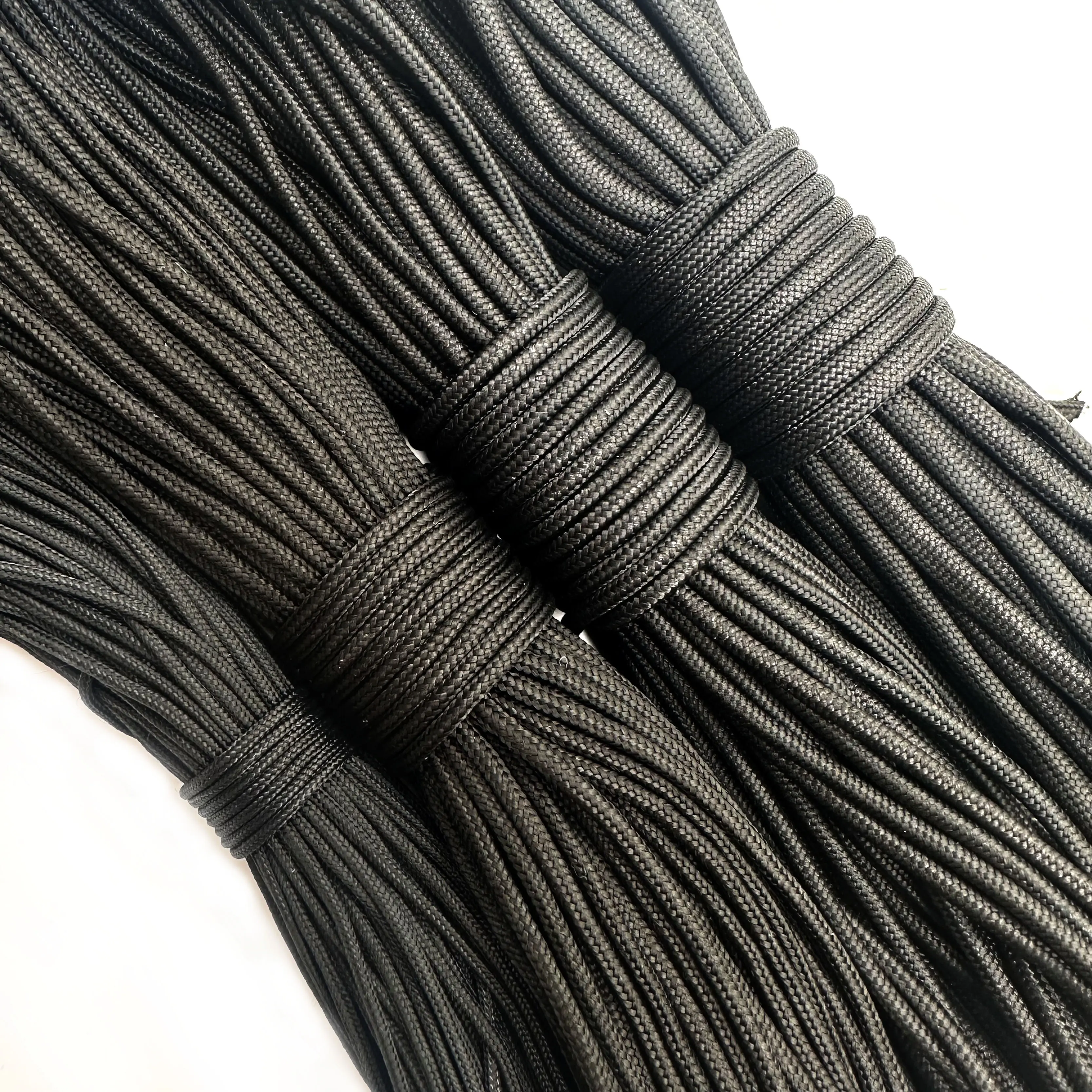Paracord 1mm/2mm/3mm/4mm/5mm Diameter Parachute Rope Climbing Camping Survival Gear Parachute Rope Bracelet DIY Jewelry Findings