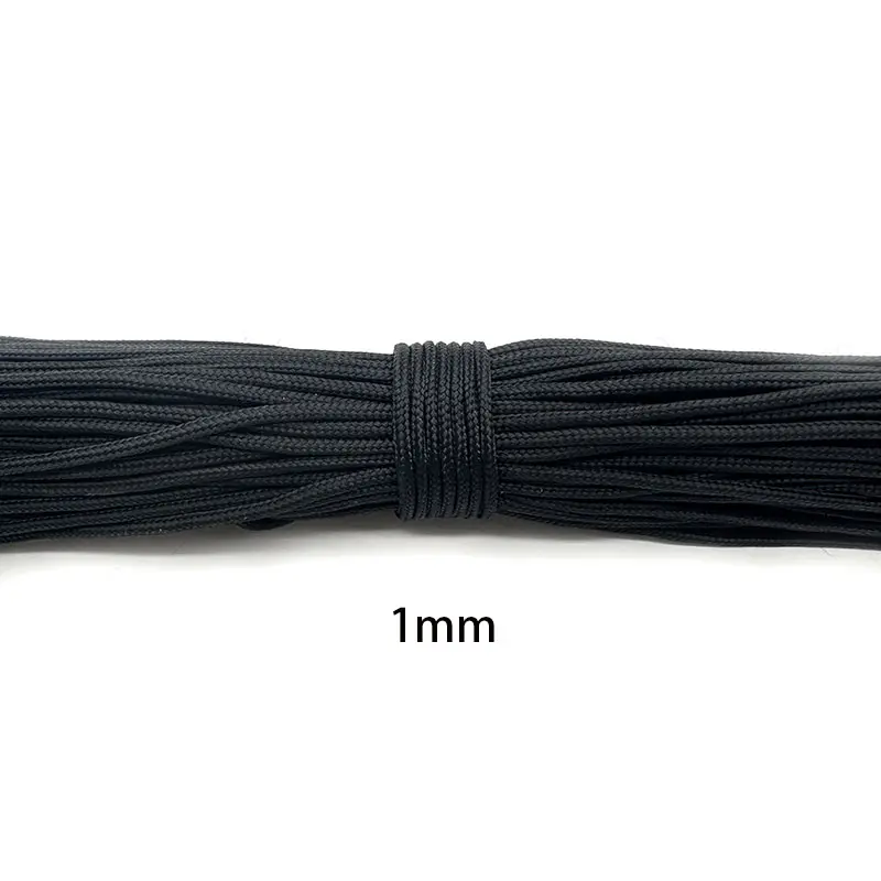Paracord 1mm/2mm/3mm/4mm/5mm Diameter Parachute Rope Climbing Camping Survival Gear Parachute Rope Bracelet DIY Jewelry Findings