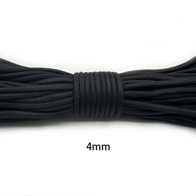 Paracord 1mm/2mm/3mm/4mm/5mm Diameter Parachute Rope Climbing Camping Survival Gear Parachute Rope Bracelet DIY Jewelry Findings