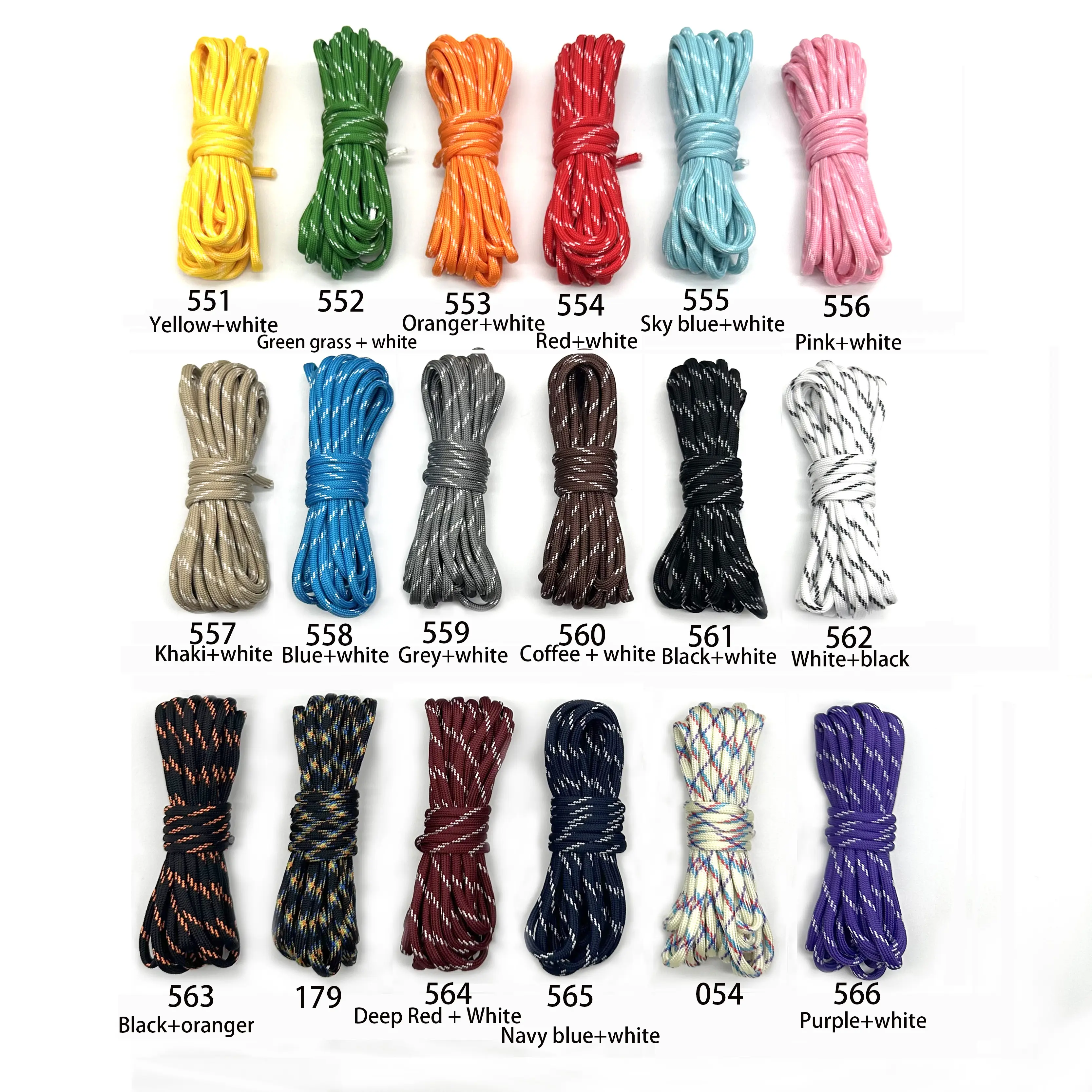 Dia 4 MM 5 10 31 metros 7 núcleos de soporte Paracord cuerda de paracaídas cuerda de tienda para senderismo Camping tendedero pu