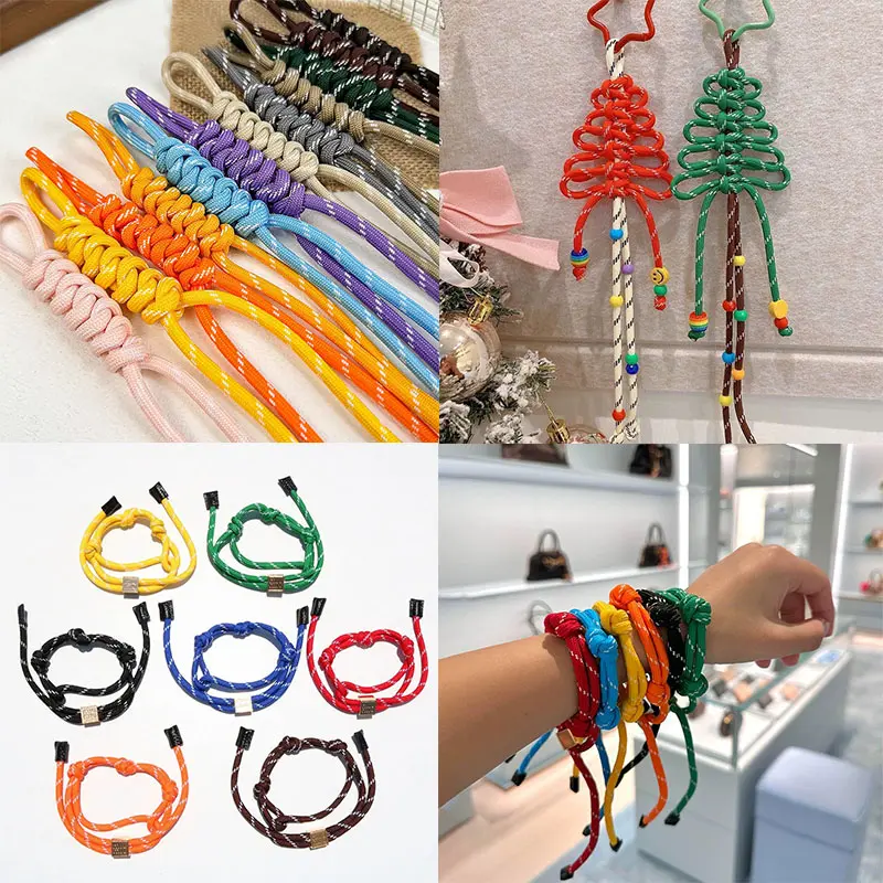 Dia 4 MM 5 10 31 metros 7 núcleos de soporte Paracord cuerda de paracaídas cuerda de tienda para senderismo Camping tendedero pu
