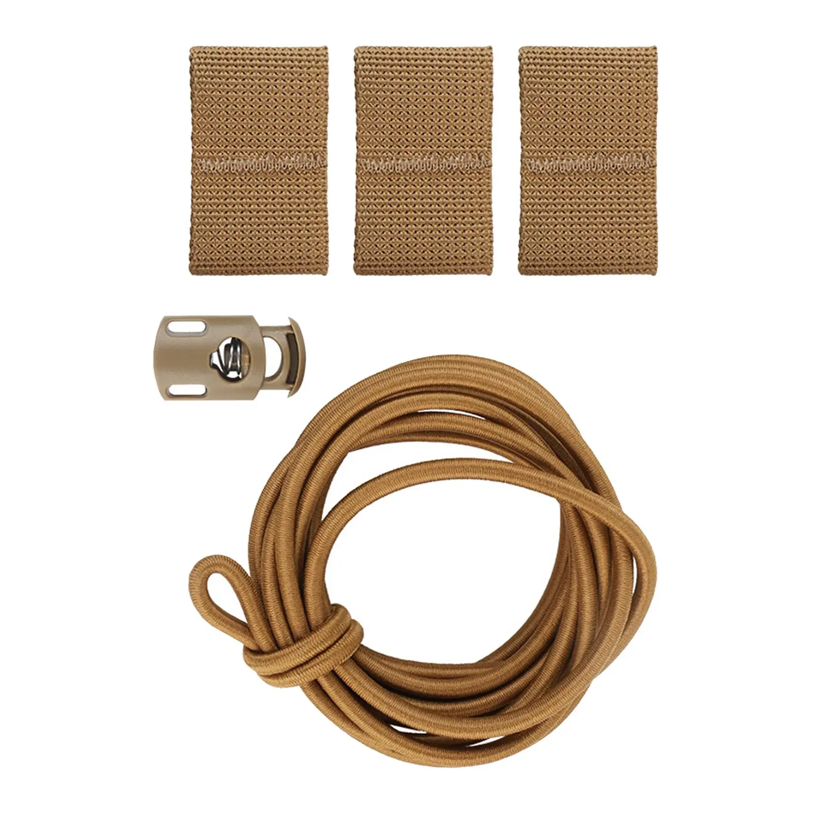 Outdoor Elastic Fastener Straps Fastener Elastic Camping Elastic Bungee Cord