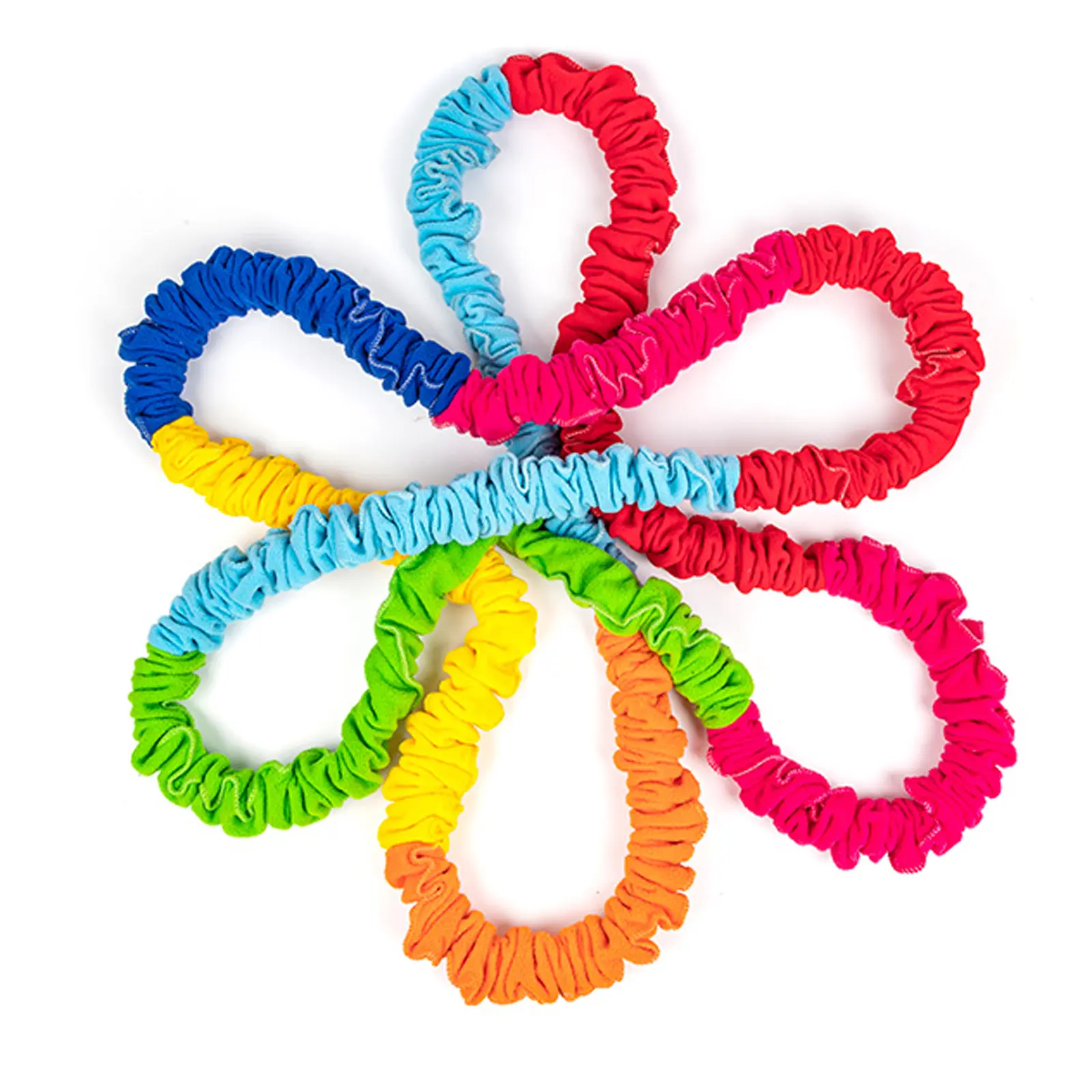 Cooperative Stretch Rope Kids Dynamic Movement Exercise Prop Resistance Band Elastic Fleece Cooperative Stretchy Band Rubber
