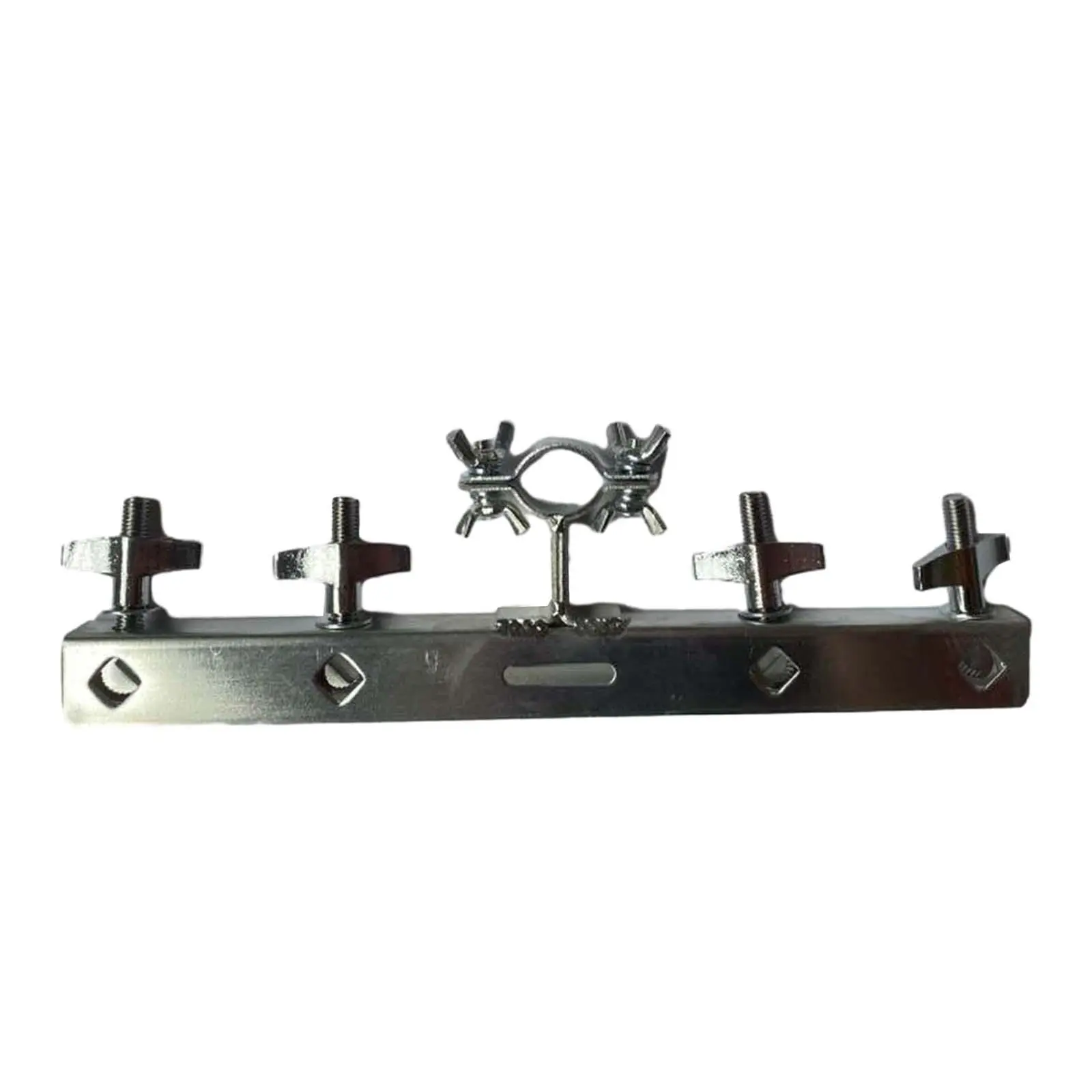 Bass Drum Cowbell Holder Clamp Percussion Handbell Cowbell Metal Adjustment Jazz Drum Support Stand Bracket Accessories Parts