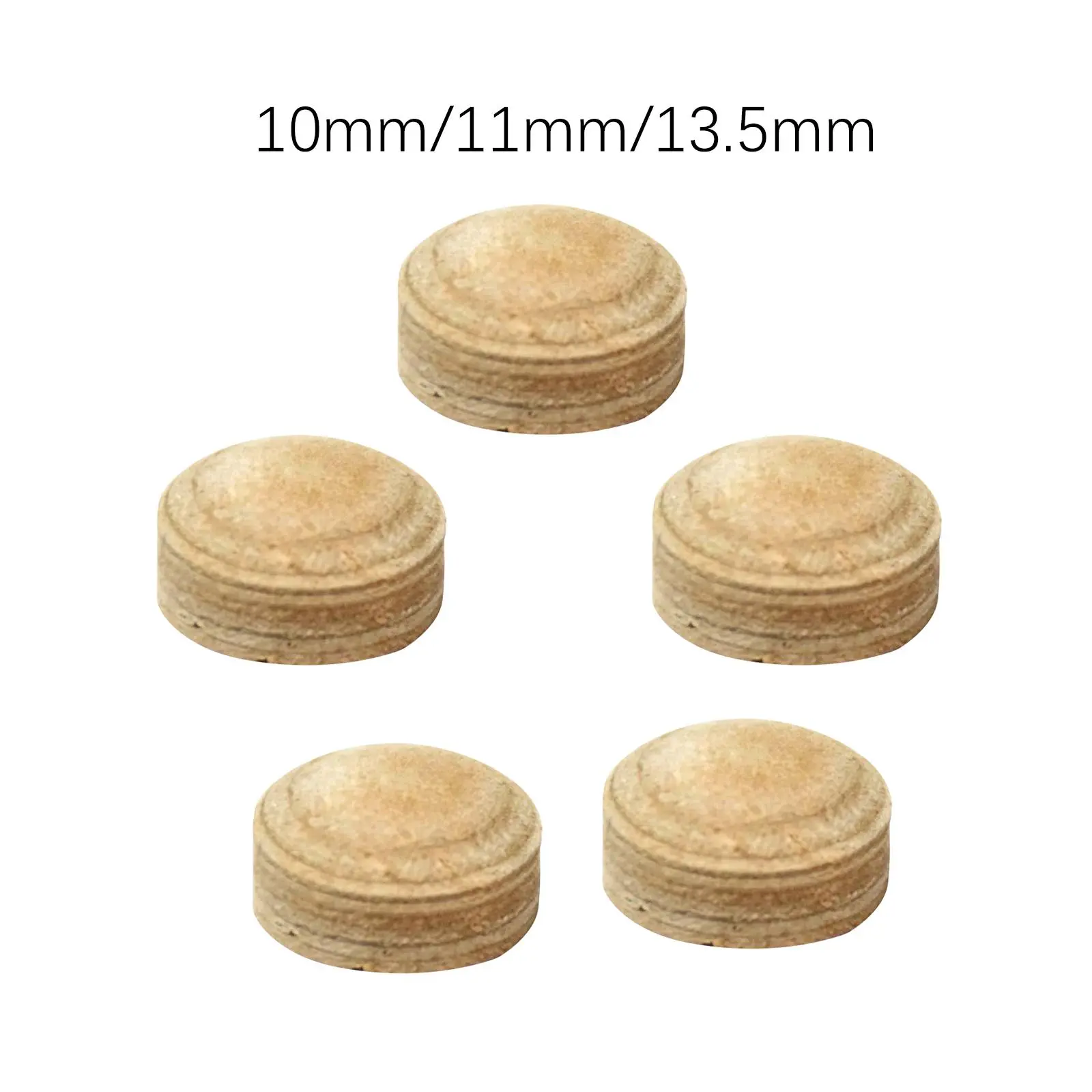 5 Pieces Billiard Cue Tips Accessories Billiard Game Protector for Club Billiard Players Billiards Room Personal Use