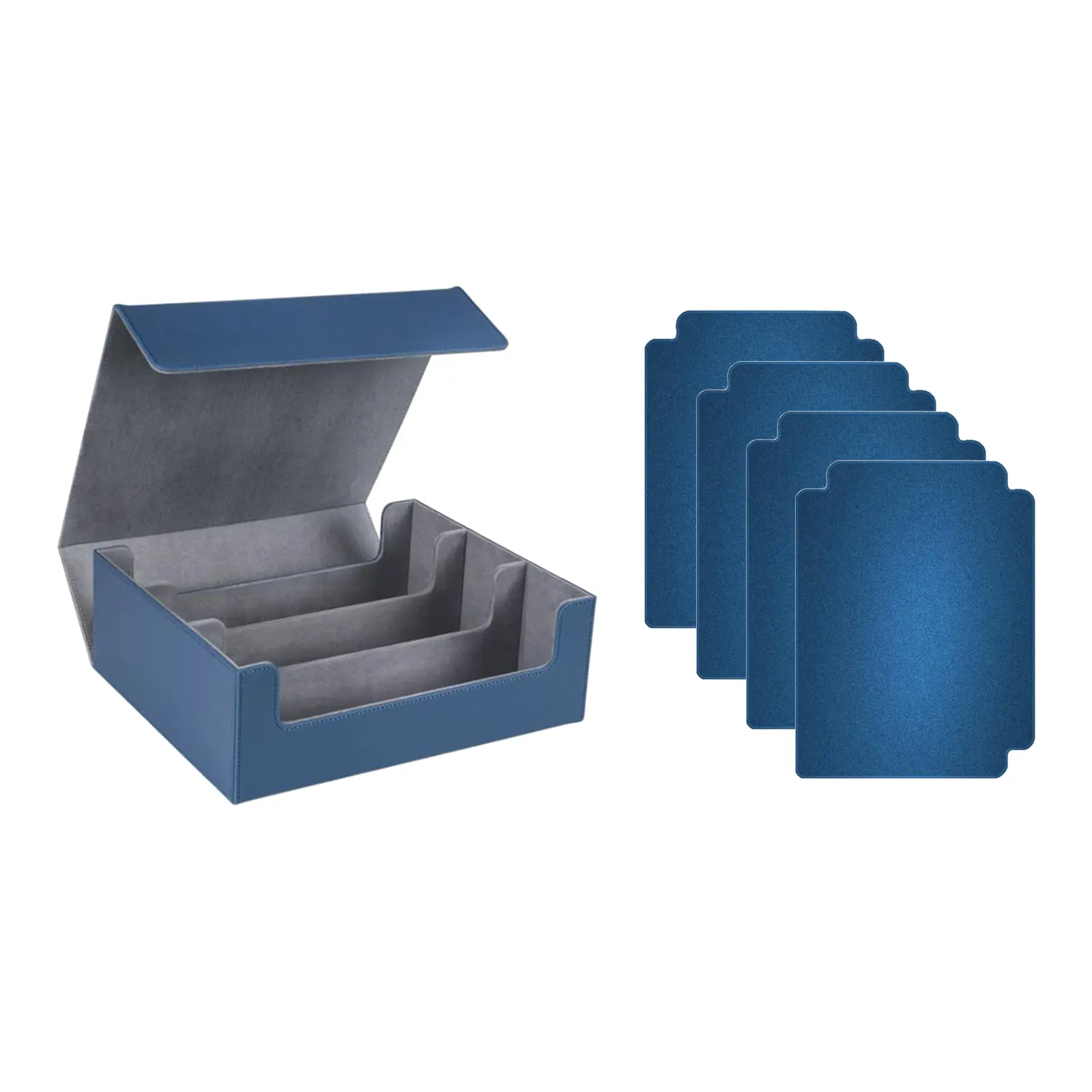 Trading Card Deck Box Gathering Card Toy W/ Magnetics Closure Game Card Storage Collectible Game Card Case Protectors Container