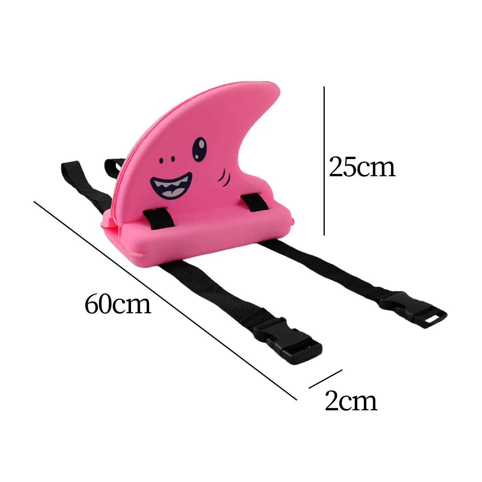 Swimming Shark Fin with Adjustable Belt Water Exercise Equipment Swim Floating Belt Swimming Back Floats Swim Training Belt