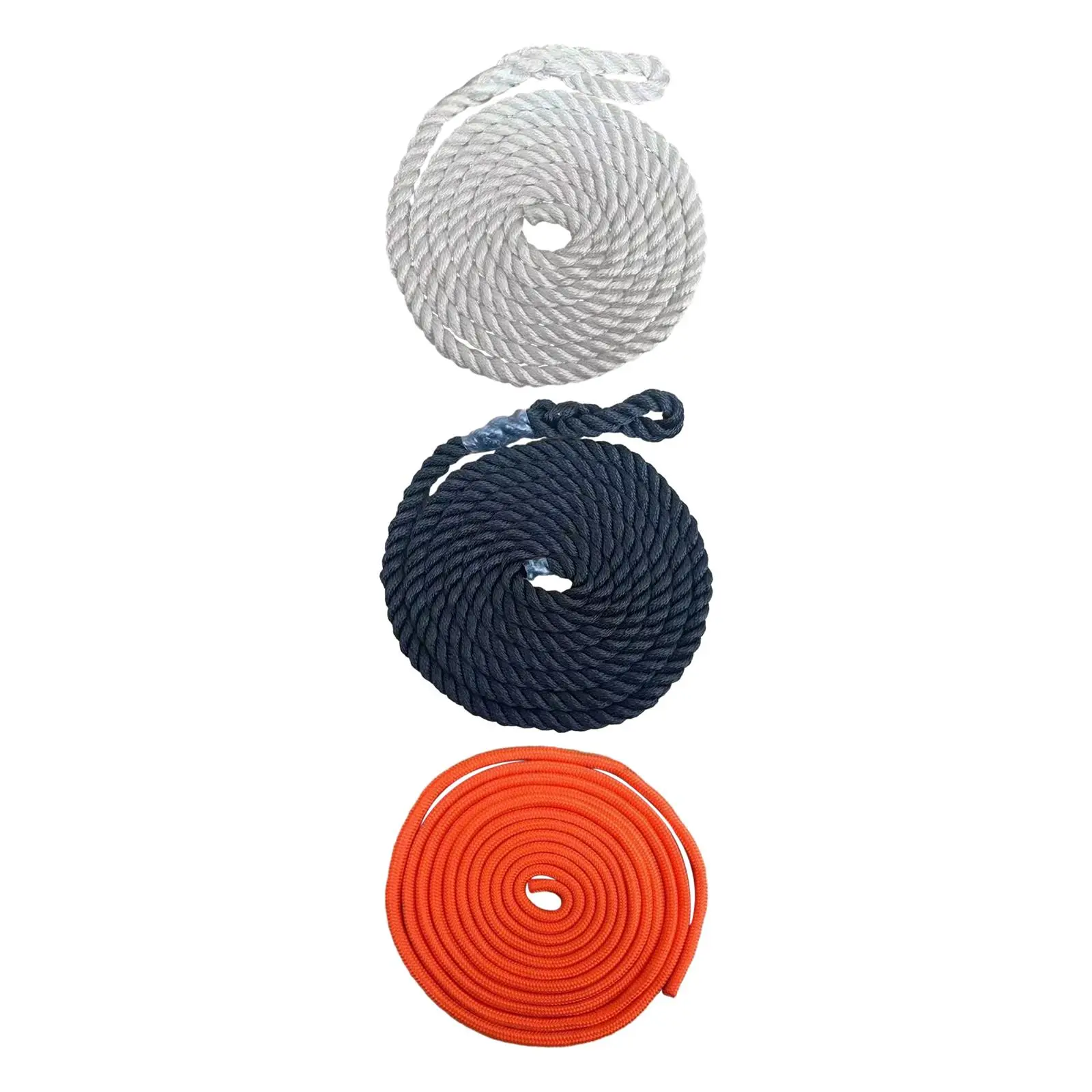 Marine Boat Bumper Rope 2M Fender Line Stretchy Twisted Rope Accessory Multifunctional for Inflatable Boat Buoys Durable