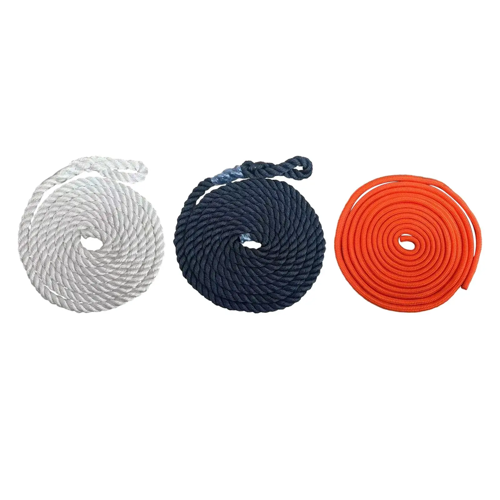 Marine Boat Bumper Rope 2M Fender Line Stretchy Twisted Rope Accessory Multifunctional for Inflatable Boat Buoys Durable