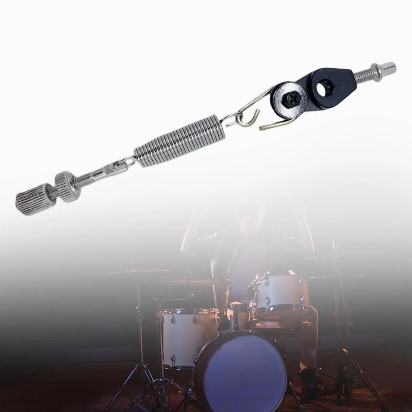 Drum Foot Pedal Spring Assembly Easy to Install Bass Drum Foot Pedal Spring and Tensioner for Drum Accessories DIY Replaces