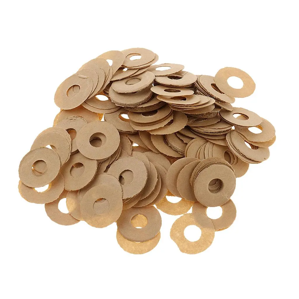 1 Pack Small Paper Piano Balance Front Rail Punchings Piano Regulating Tool Shims DIY Dia. 12mm Piano Replacement Parts
