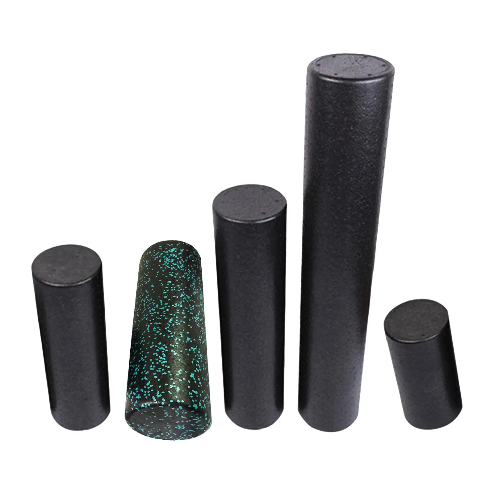 High Density Round Foam Roller Balance Training Lightweight Pilates Yoga Column for Waist Arm Stretching Workout