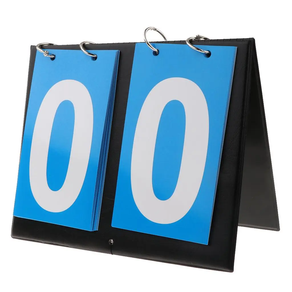 Sporting Goods 2 Digit Portable Table Top Scoreboard Indoor Outdoor Easy-Flip Basketball Football Basketball Scoreboard