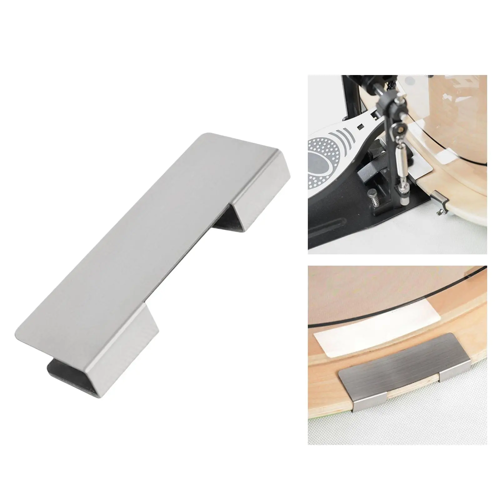 Bass Drum Hoops Protector Drum Ring Protector Stainless Steel Trim Drum Kit Spare Parts Drum Hoop Guard for Bass Drum
